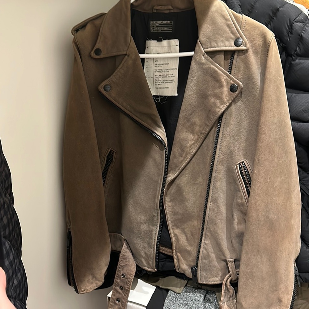 Current Elliott Leather Moro jacket